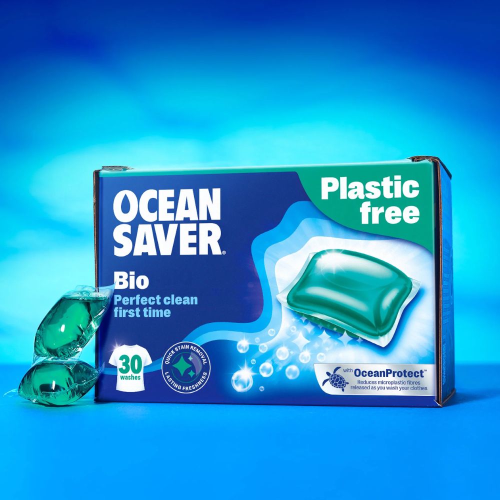 OceanSaver Plastic-Free Laundry Detergent Capsules (30 Wash)
