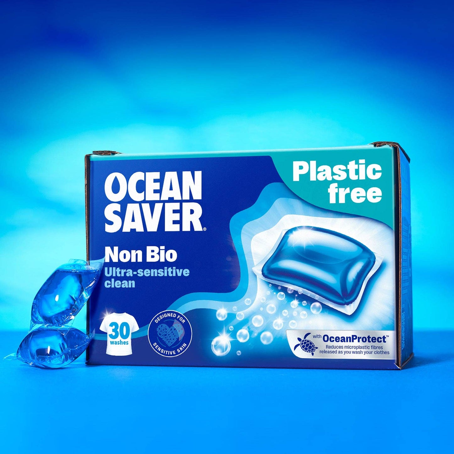OceanSaver Plastic-Free Laundry Detergent Capsules (30 Wash)