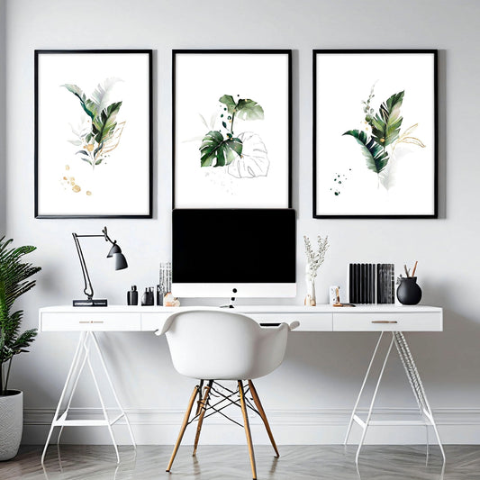 Office art wall | set of 3 wall art prints