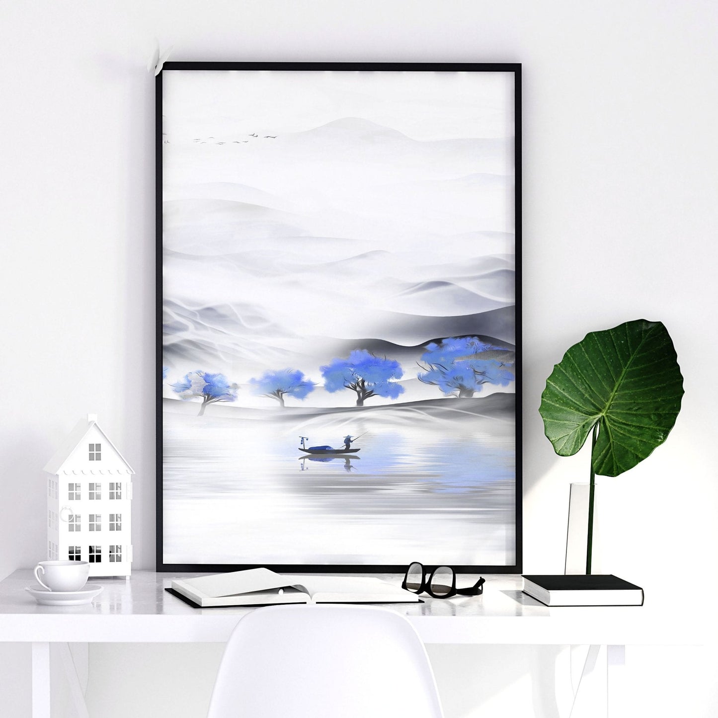 Office wall decorations | set of 3 framed wall art prints