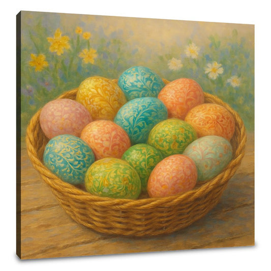 Easter Egg Bounty Canvas