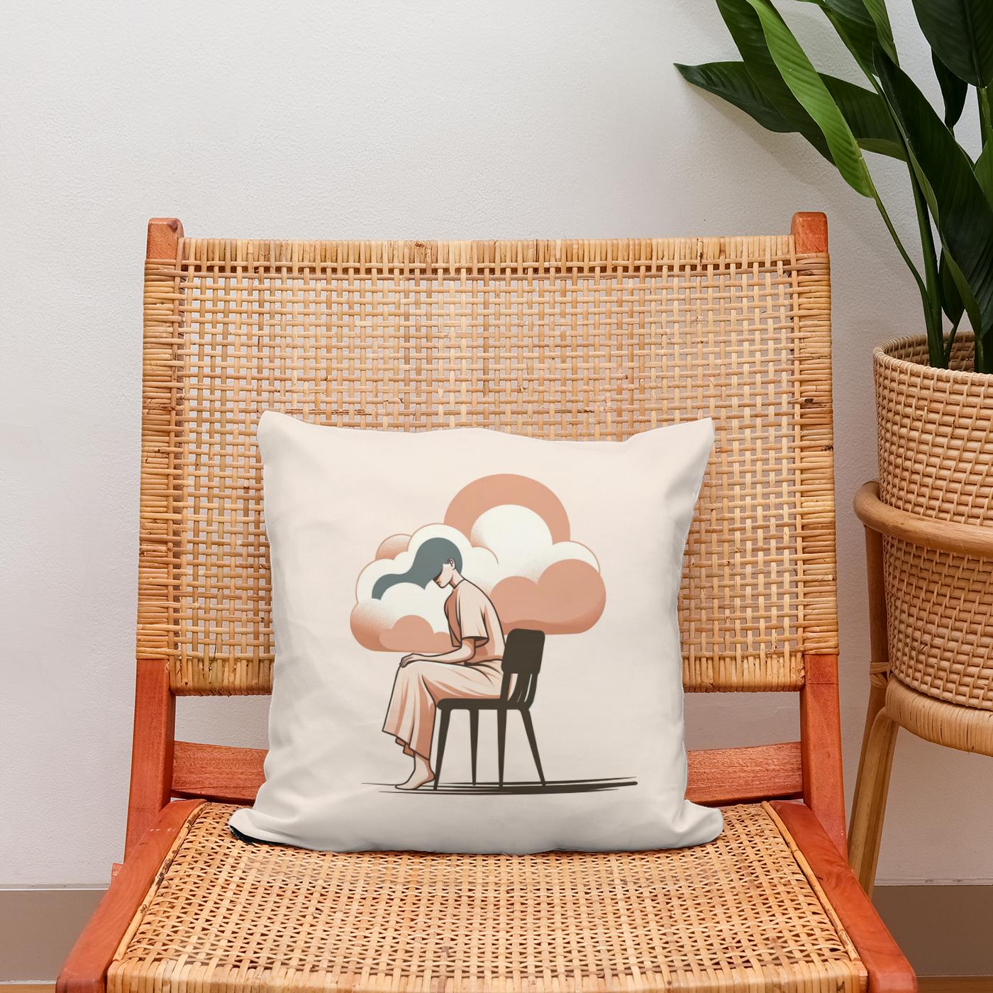Cloudbound Dreams Cotton Cushion