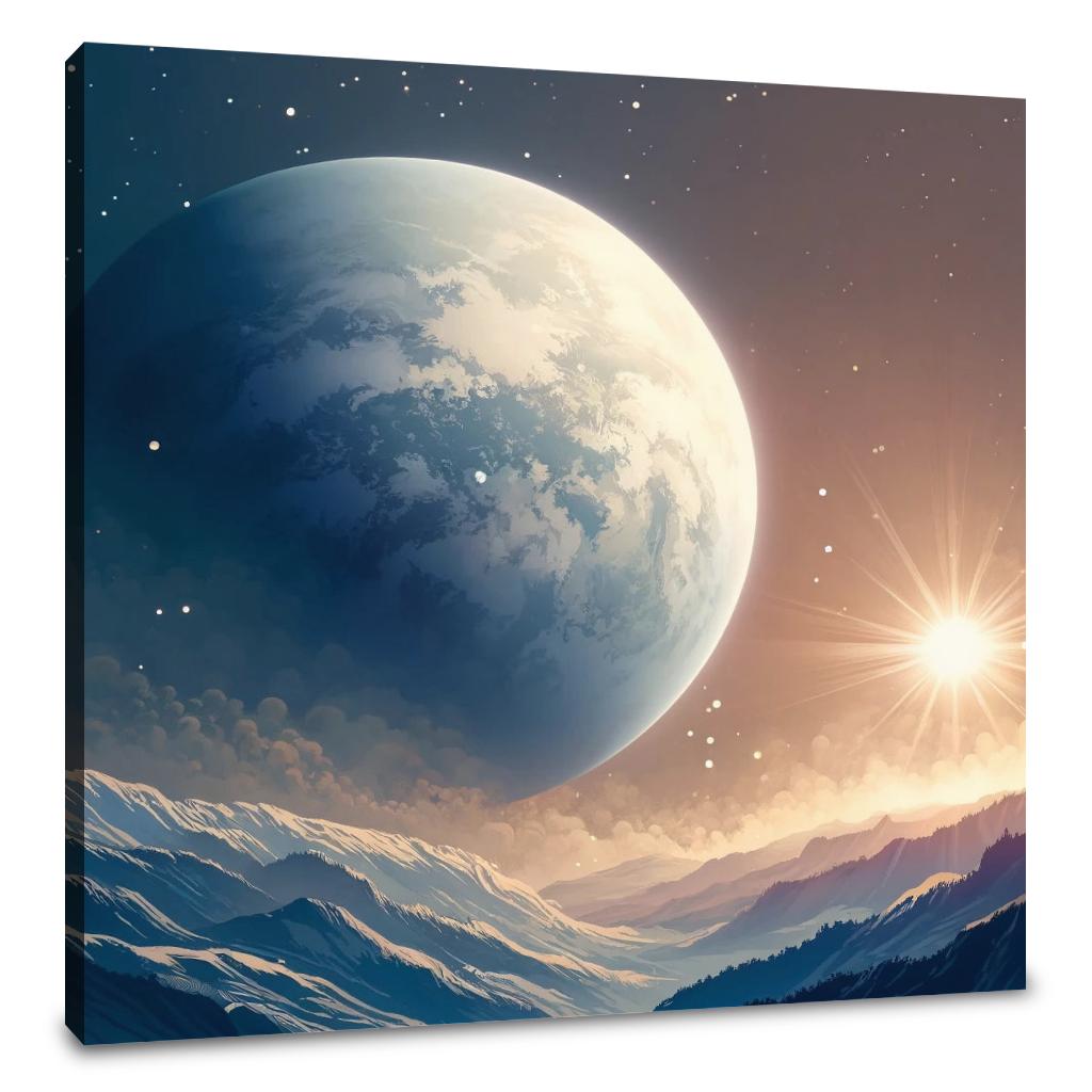 Planetary Serenity Canvas