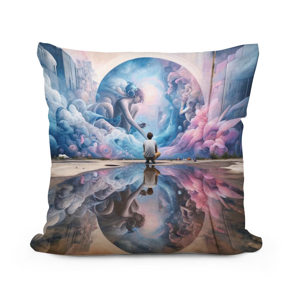 Reflections of Creativity Cotton Cushion