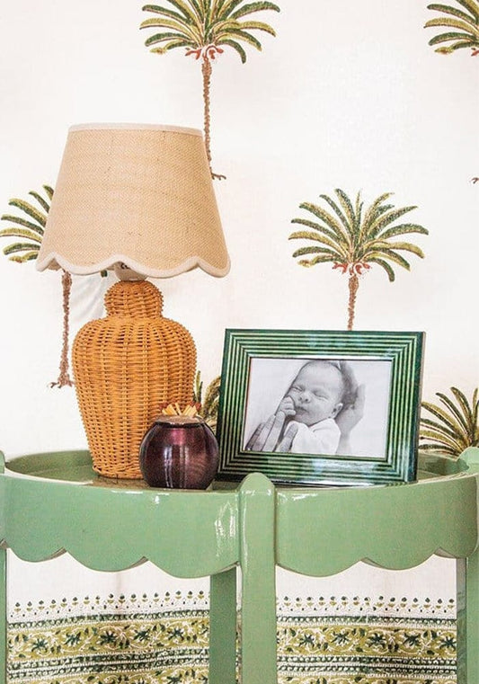 Olive Green Dream Striped Photo Frame 6x4"