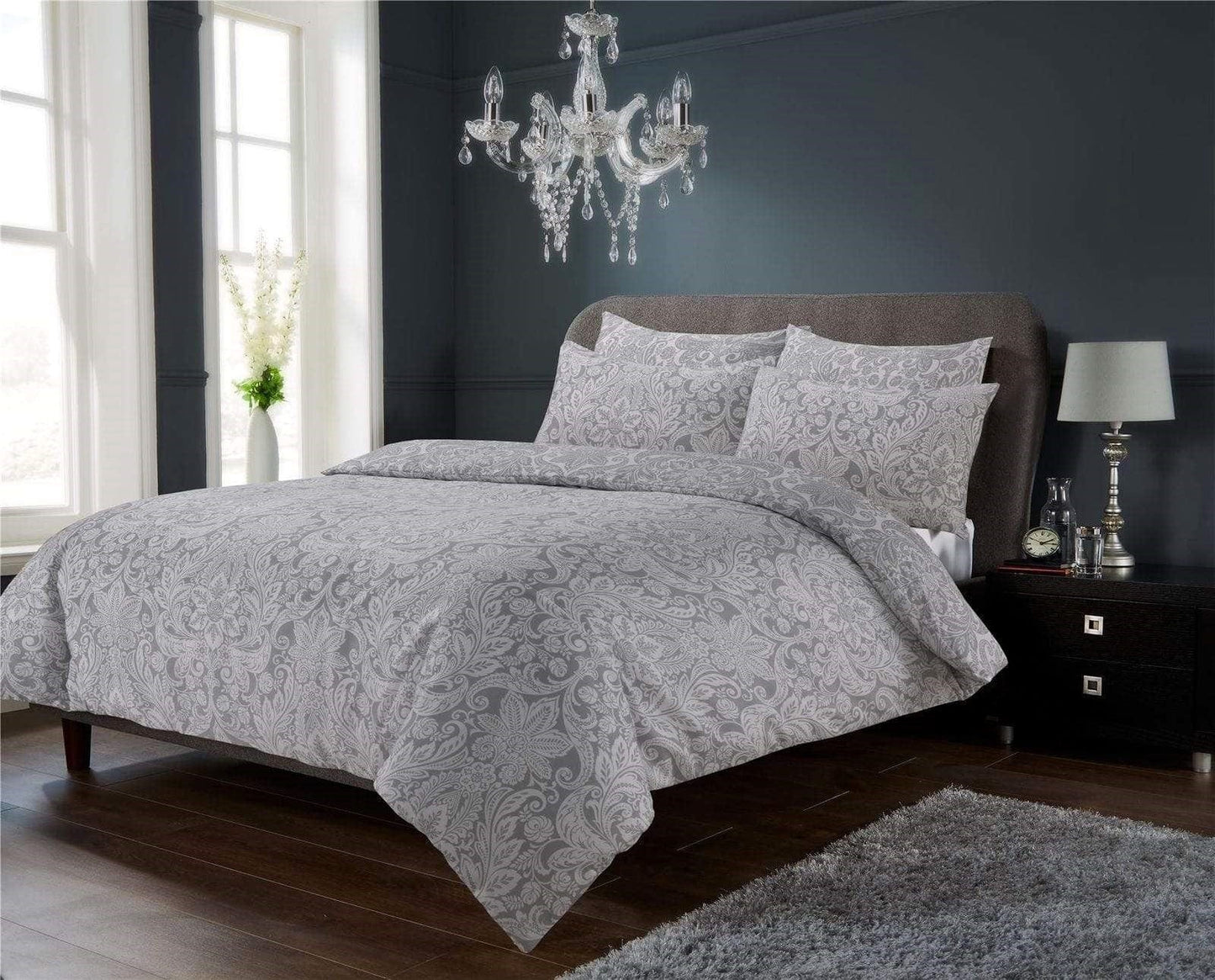 OLIVIA ROCCO Luxury Super Soft Cotton Rich Duvet Sets Easycare Comfortable Bedding Includes Duvet Cover & Pillowcases in Single Double King Size