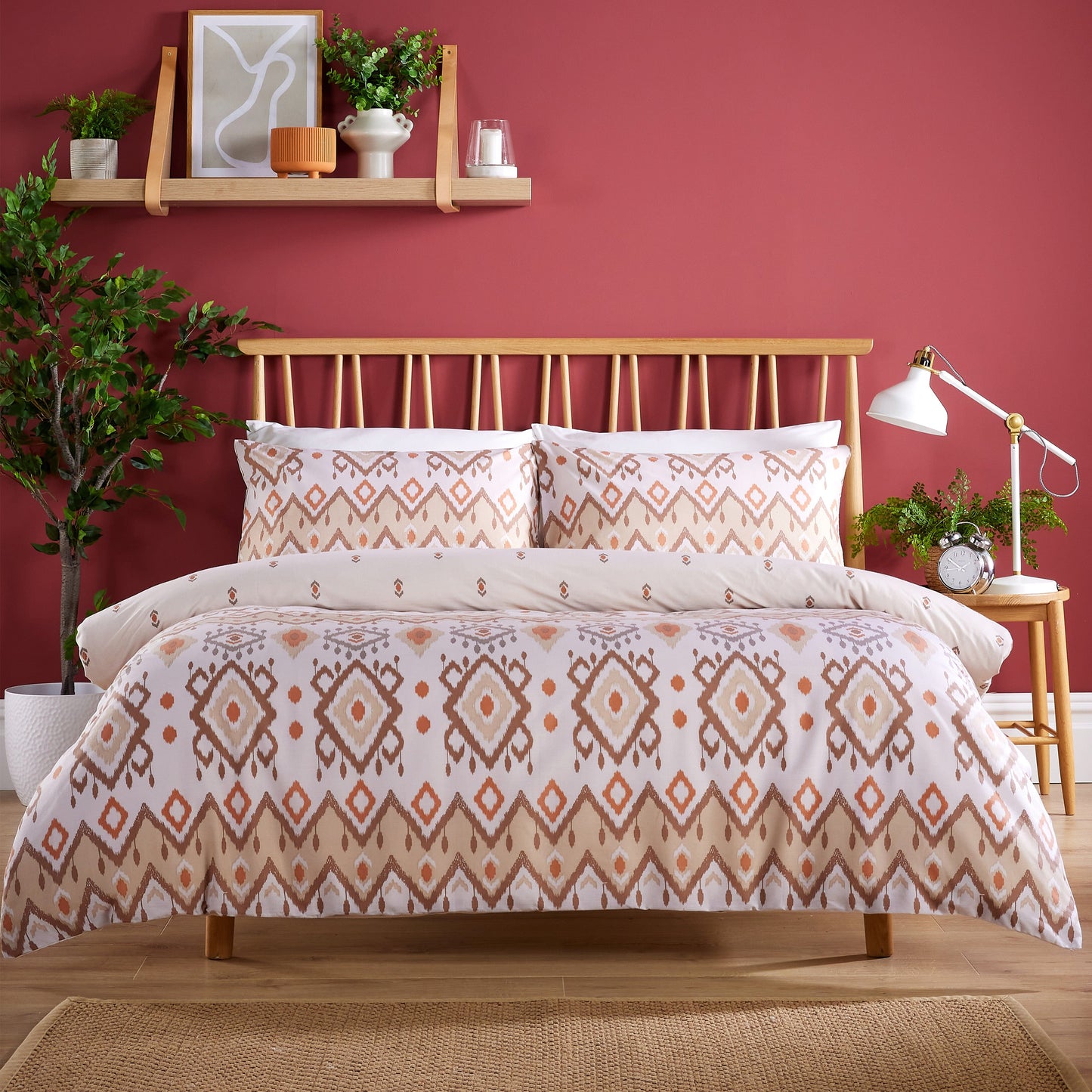 Taxila Duvet Cover Set Easy Care Quilt Covers with Pillowcases Super Soft Reversible Bedding Bed Linen Sets for Bedroom Décor by OLIVIA ROCCO