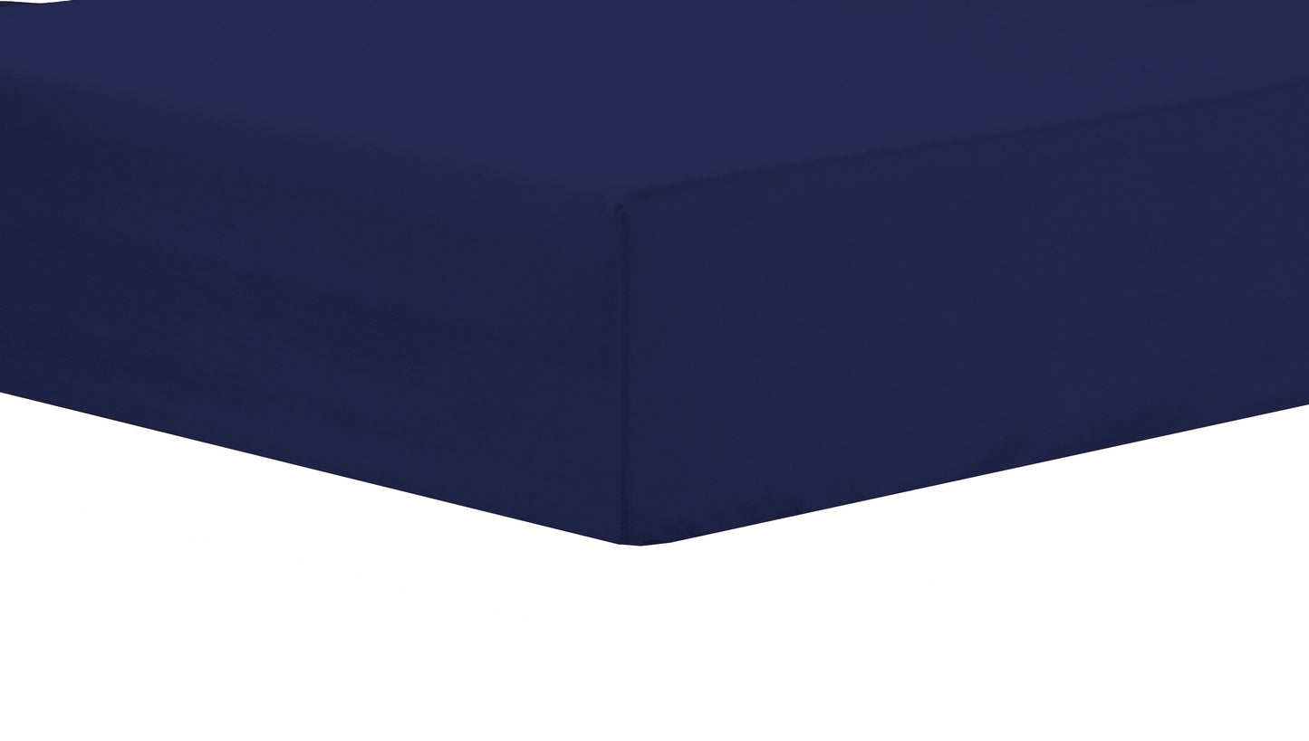 Basics Super Soft Durable Fitted Sheet High-Quality Indus Valley Cotton Linen Elasticated for Perfect Fit Multiple Sizes and Colours OEKO-TEX Certified Bedding by OLIVIA ROCCO