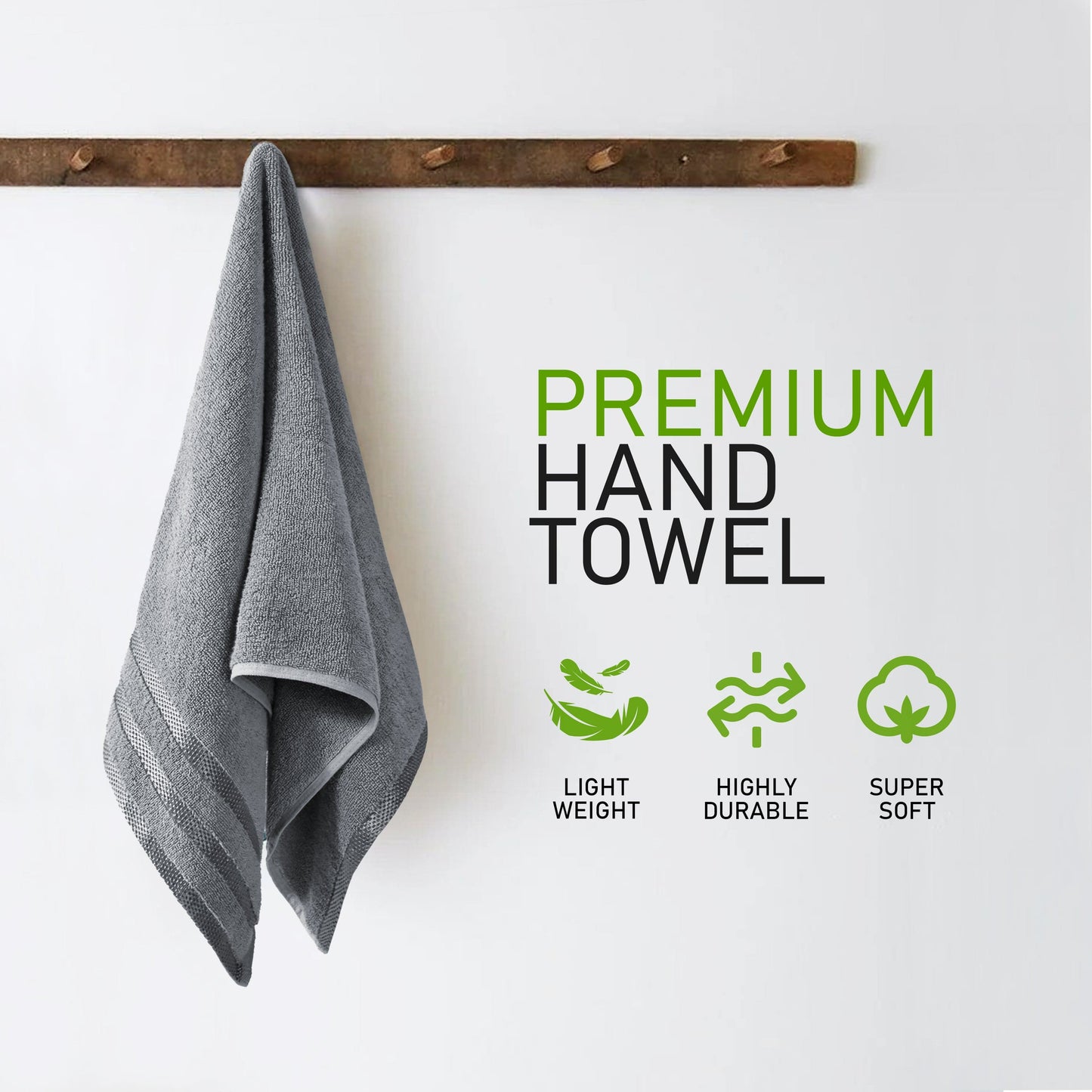 OLIVIA ROCCO Belmont Viscose Stripe Silver Towels 100% Cotton Quality Super Absorbent