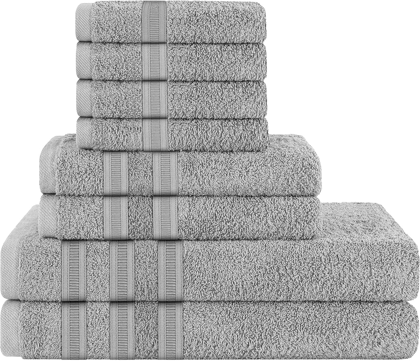 Ritz Viscose Stripe Super Soft Cotton Luxury Absorbent Towels, Jumbo Bath Sheet Packs & Towel Bale Sets Available by OLIVIA ROCCO