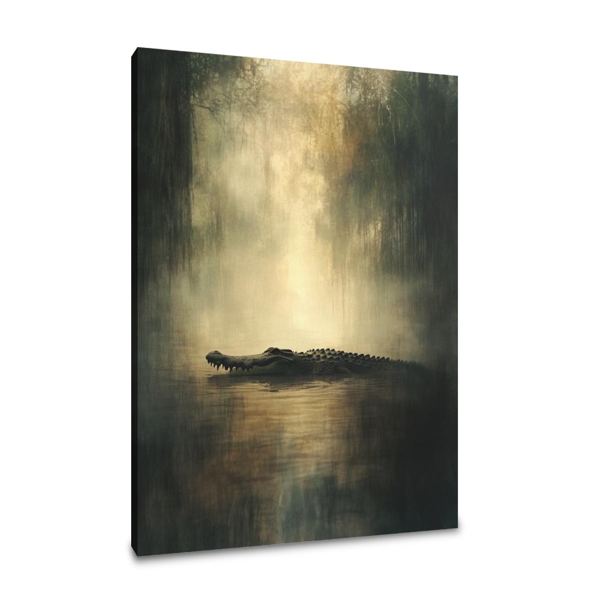 Crocodile Mistafield Canvas