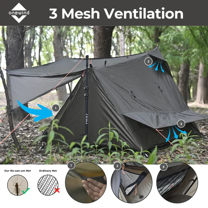 Onewind Outdoors Ultralight SoloVent Bivy Tent (2026 Version)