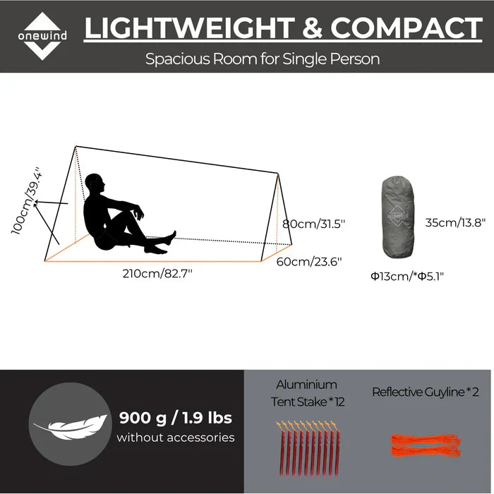 Onewind Outdoors Ultralight SoloVent Bivy Tent (2026 Version)