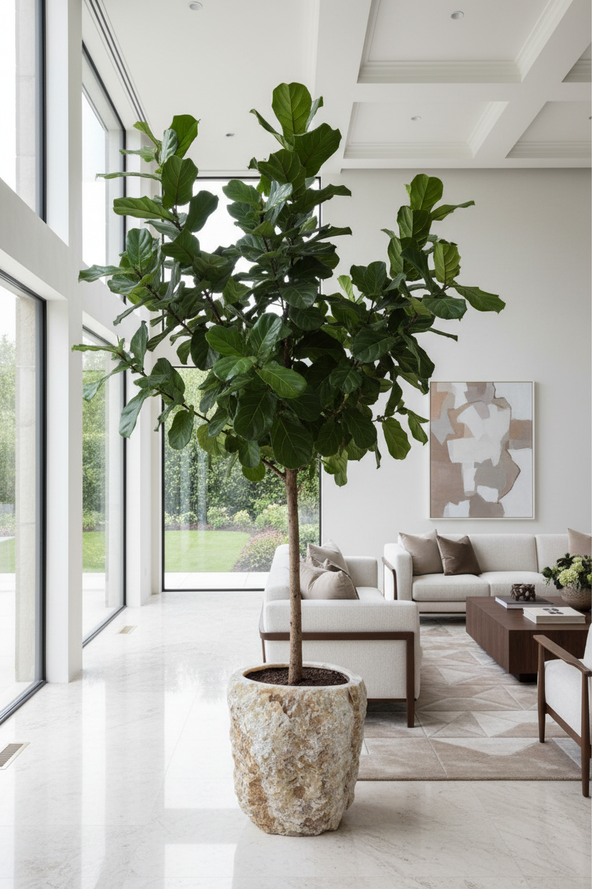 Raw Edge Onyx Planter Pot