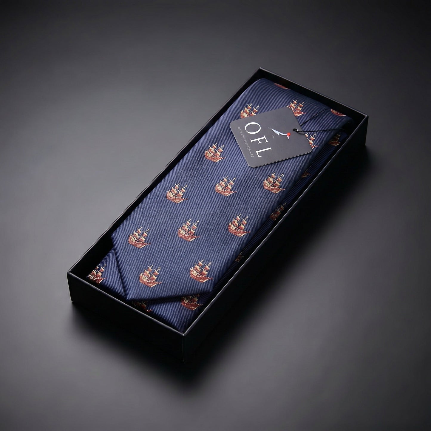Nautical Sailing Ship Tie