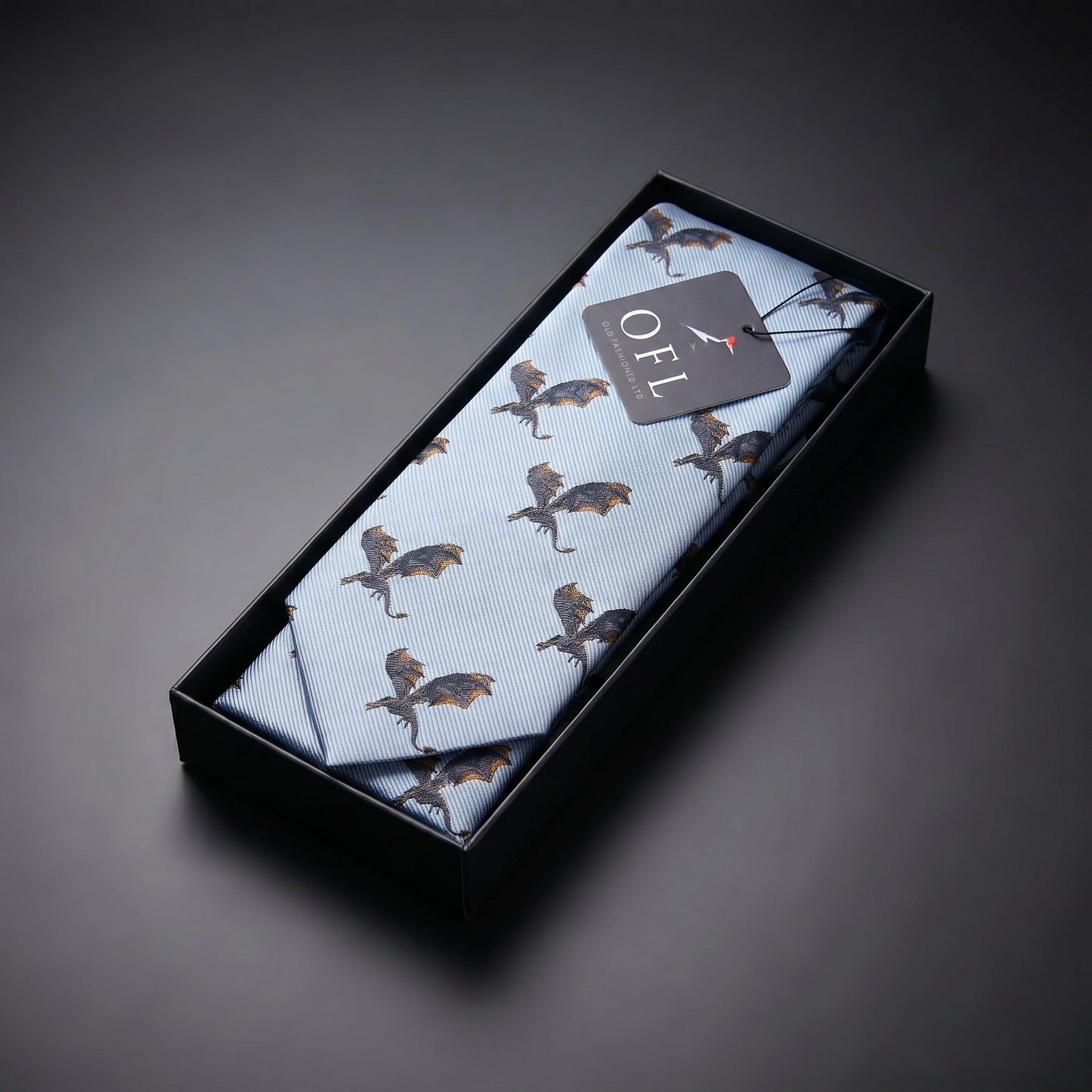 Dragon Tie Grey