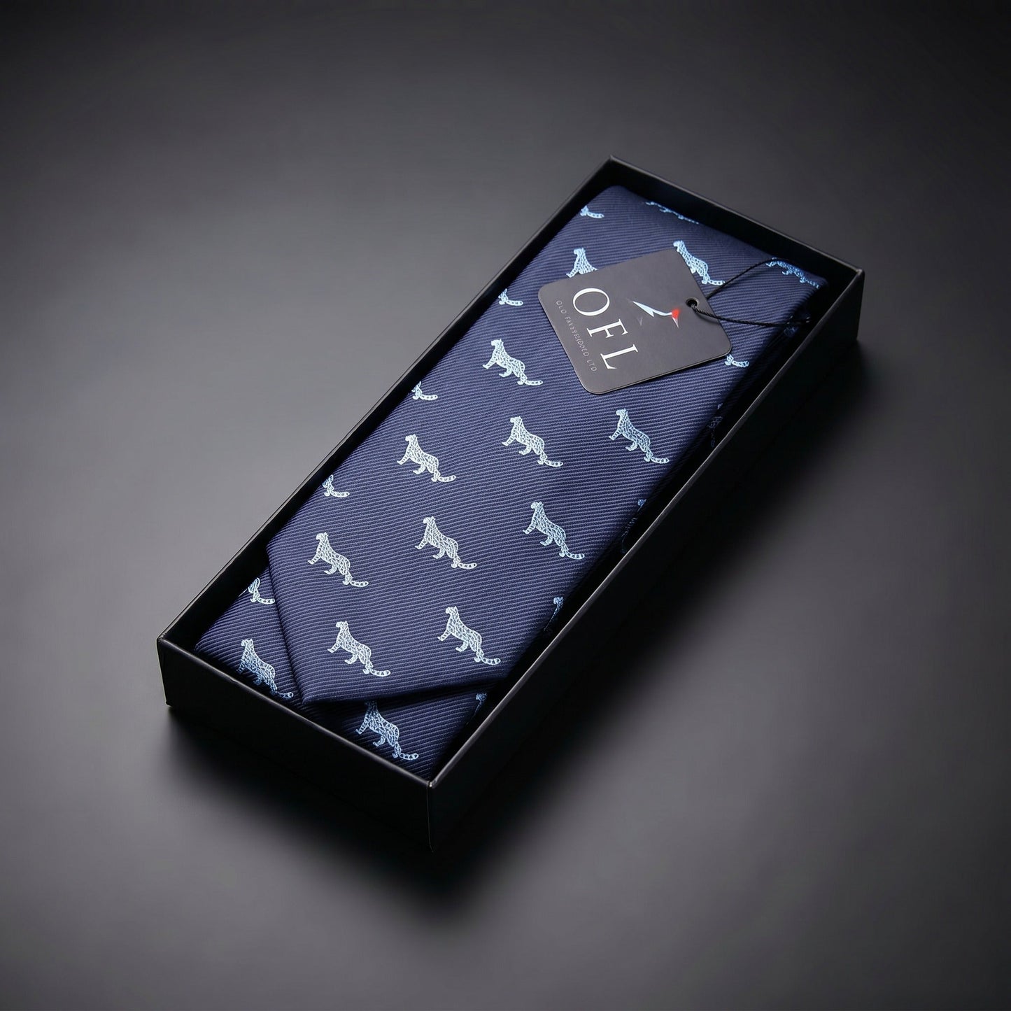 Snow Leopard Tie