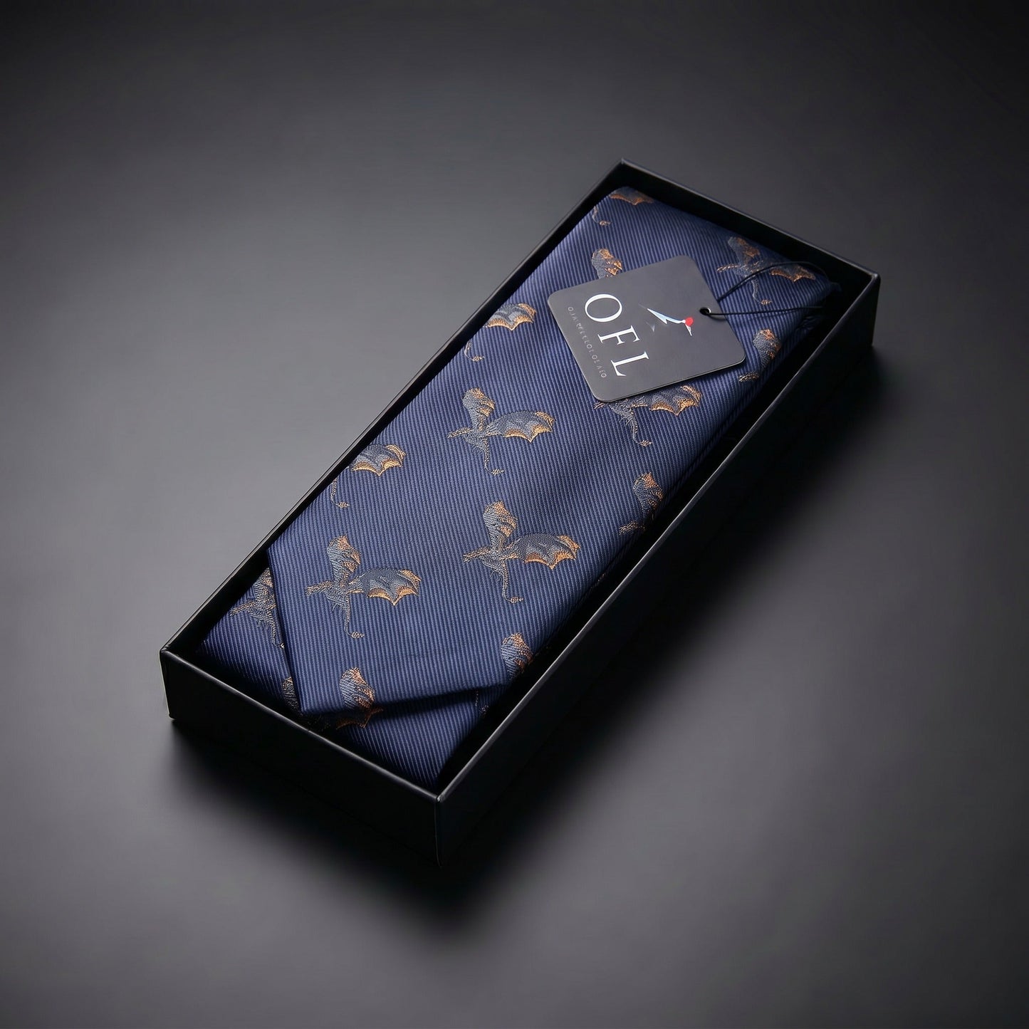 Dragon Tie Blue