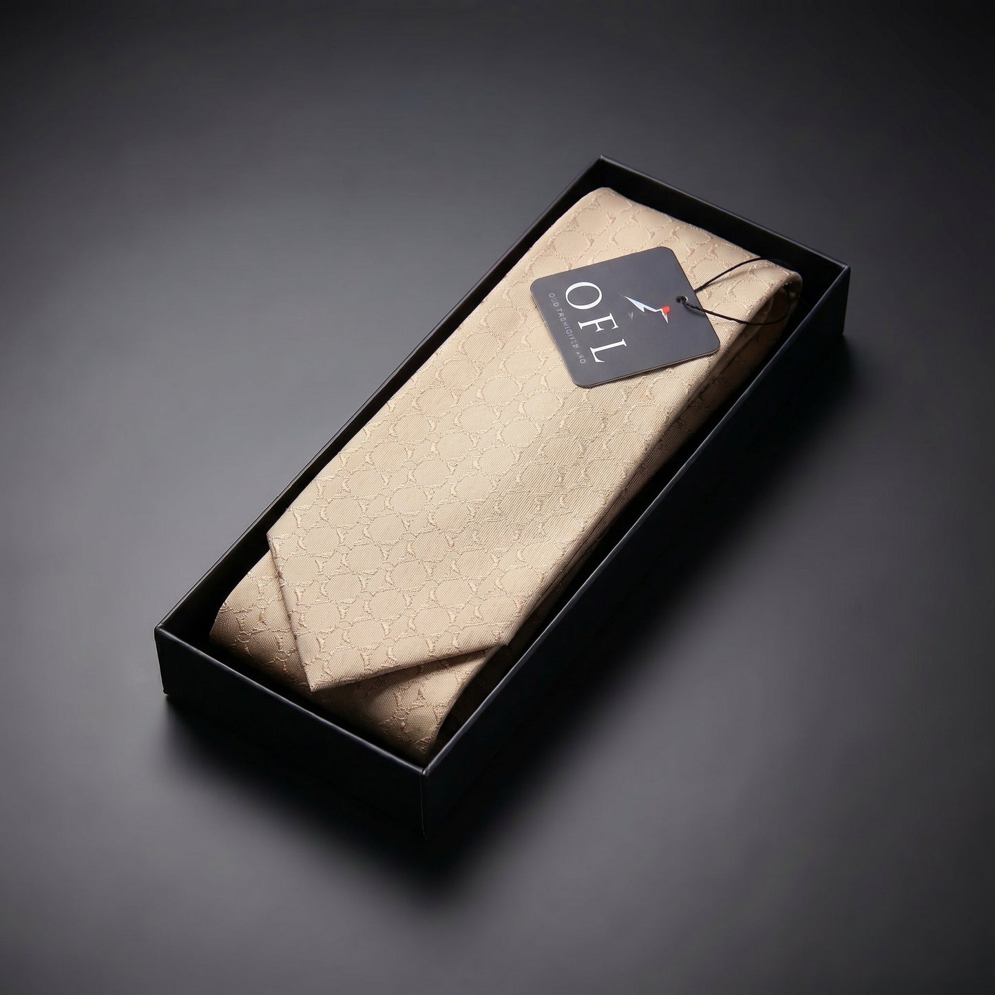 Nude Textured Tie
