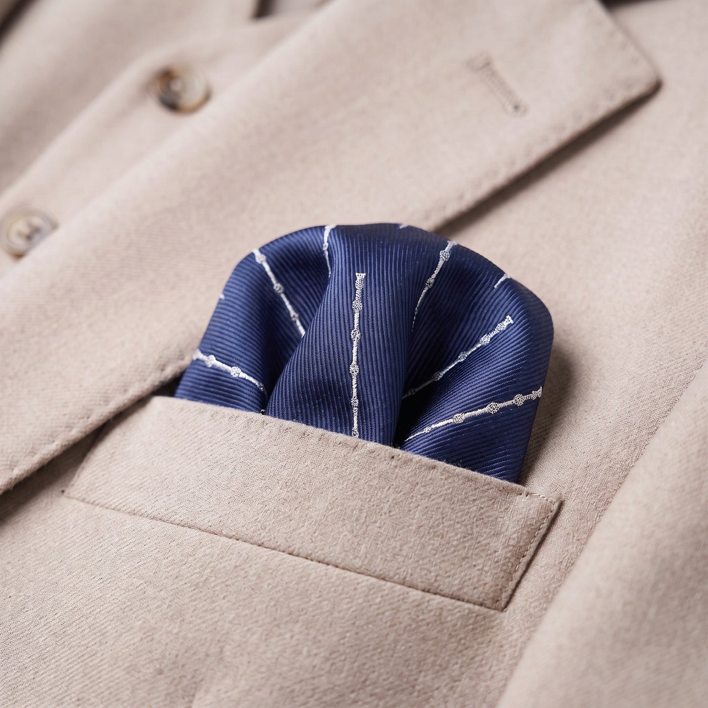 Magic Wizard Wand Pocket Square