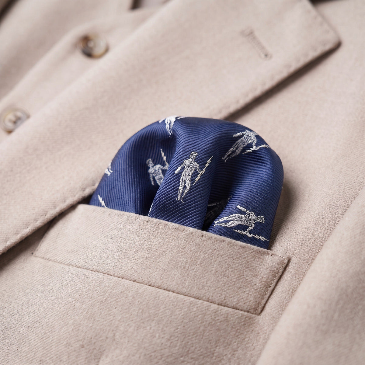 Zeus Greek God Pocket Square
