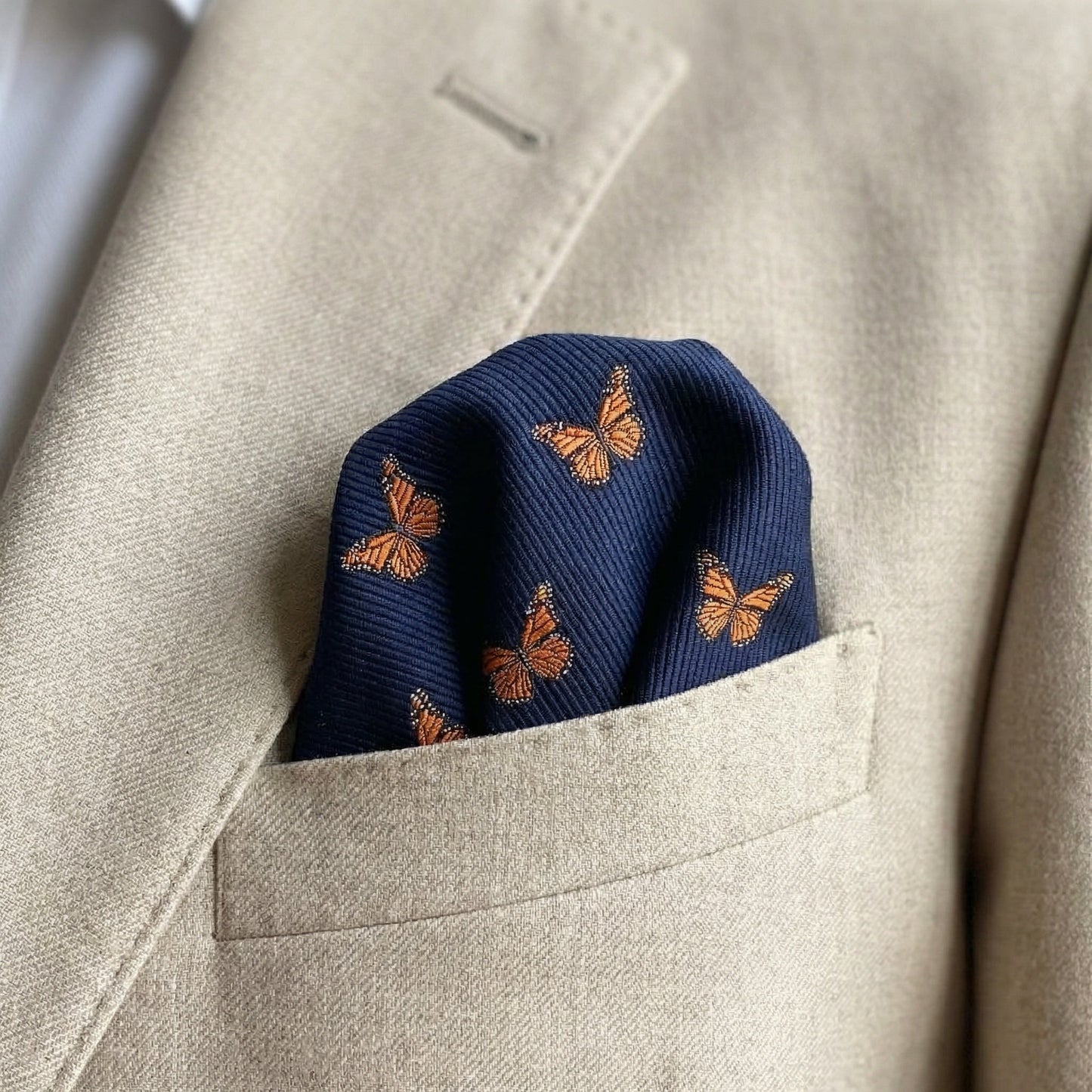 Butterfly Pocket Square