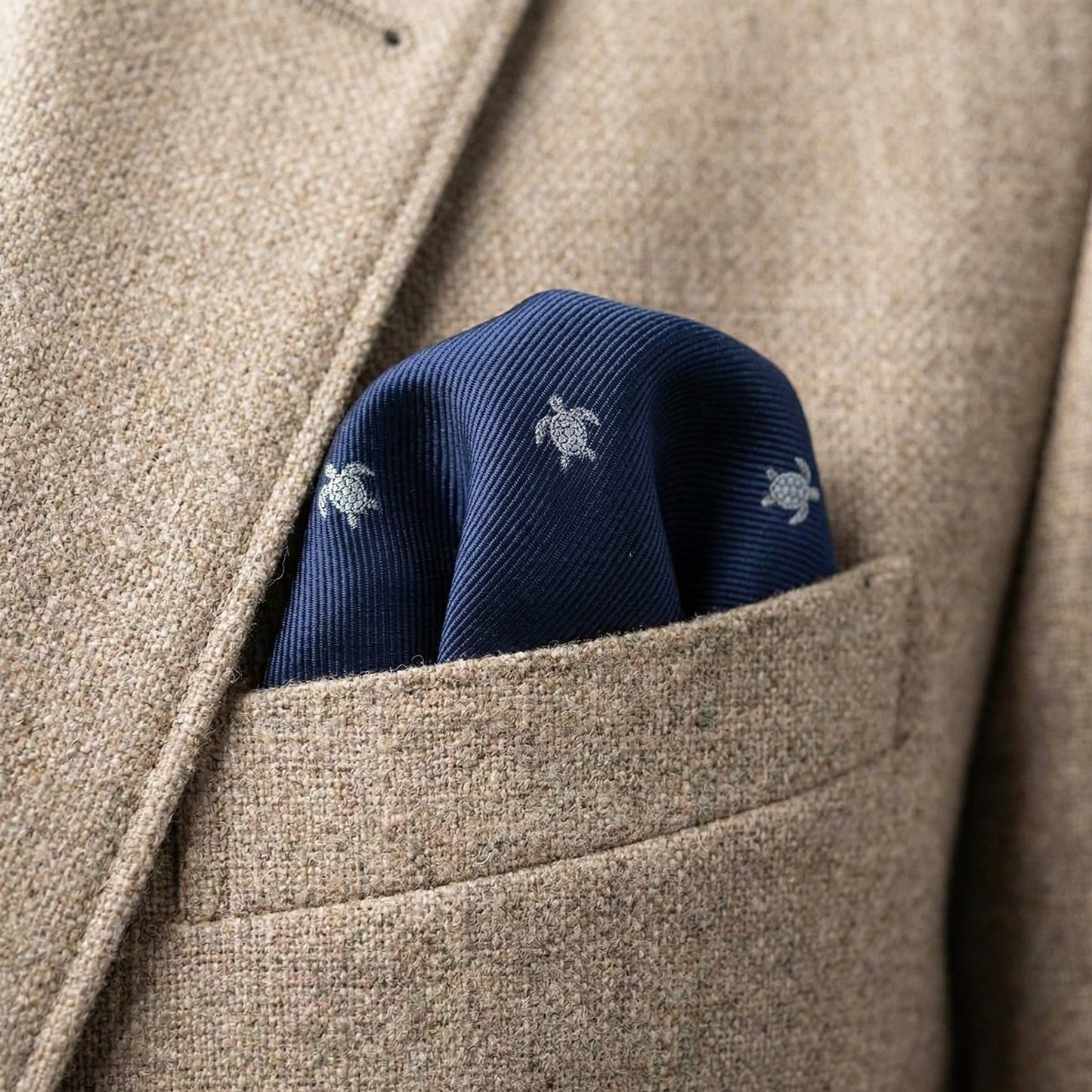 Hawksbill Turtle Pocket Square