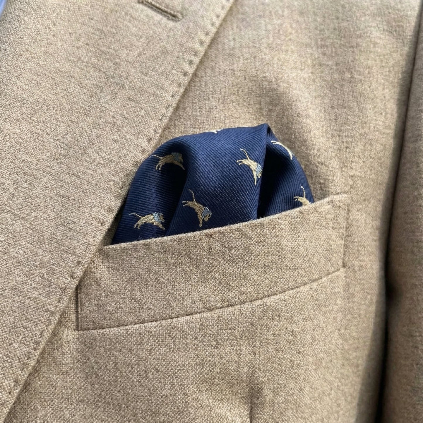 Lion Pocket Square