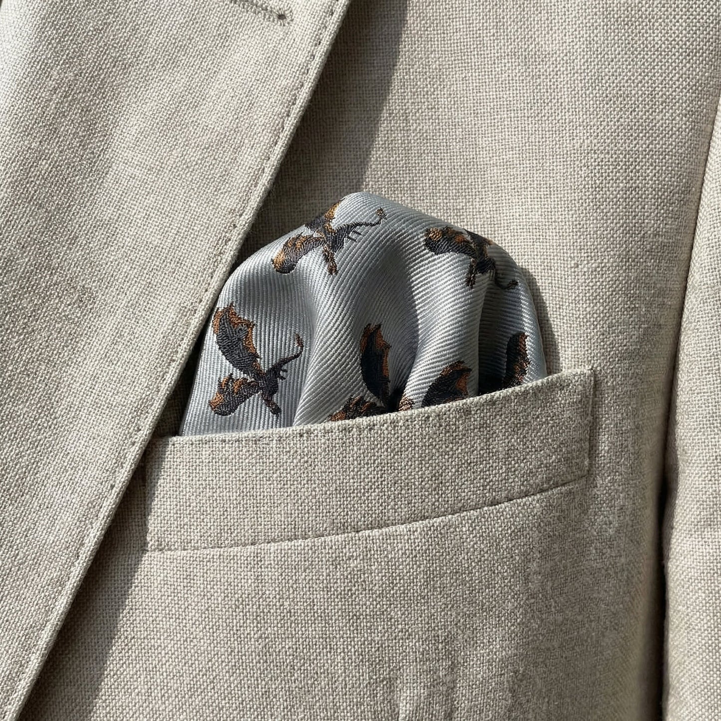 Dragon Pocket Square