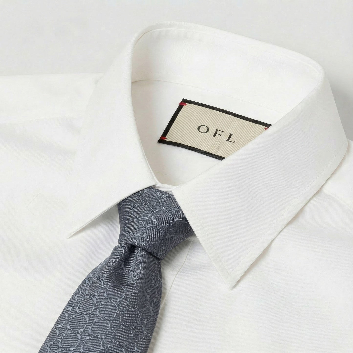 Steel Blue Textured Tie