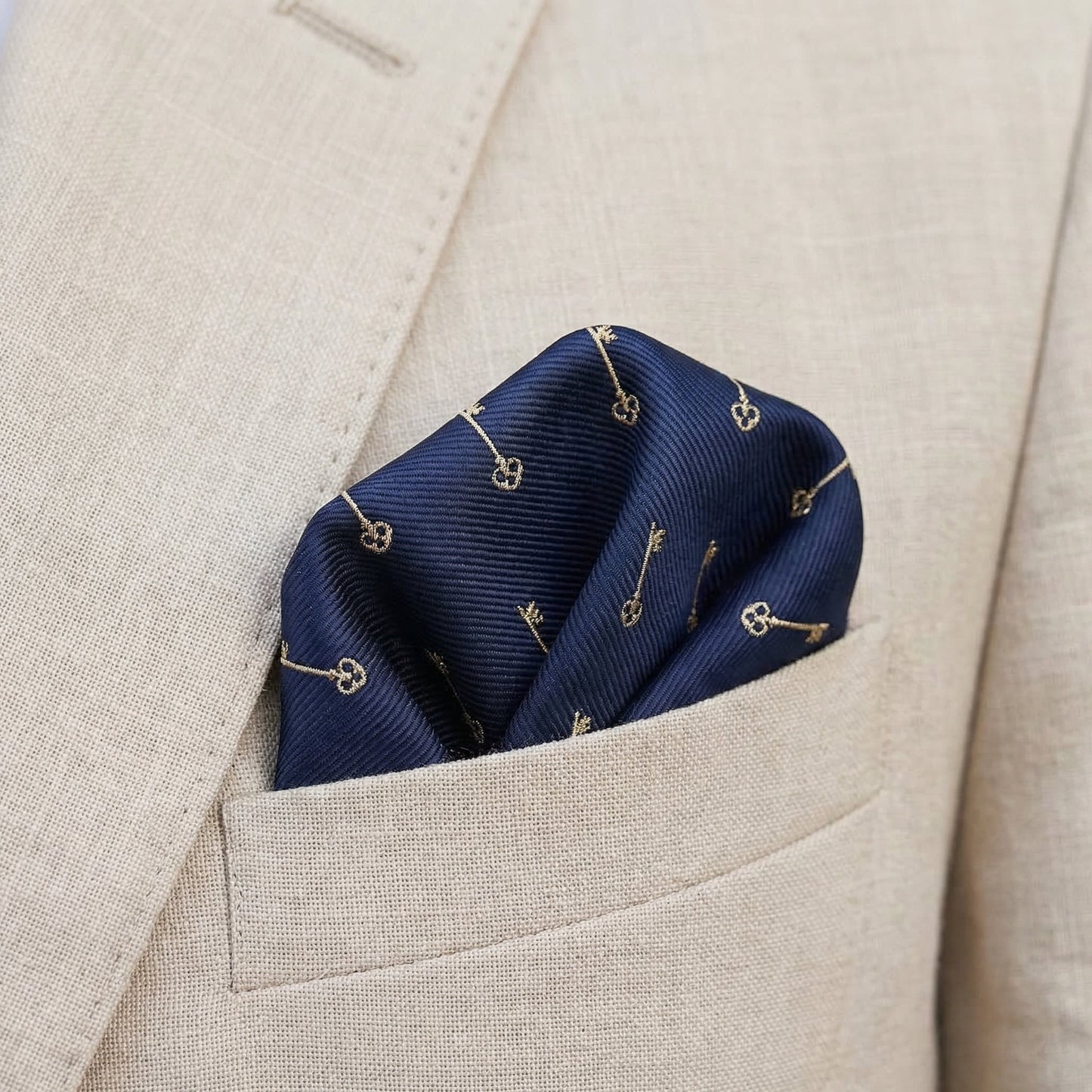 Key Pocket Square