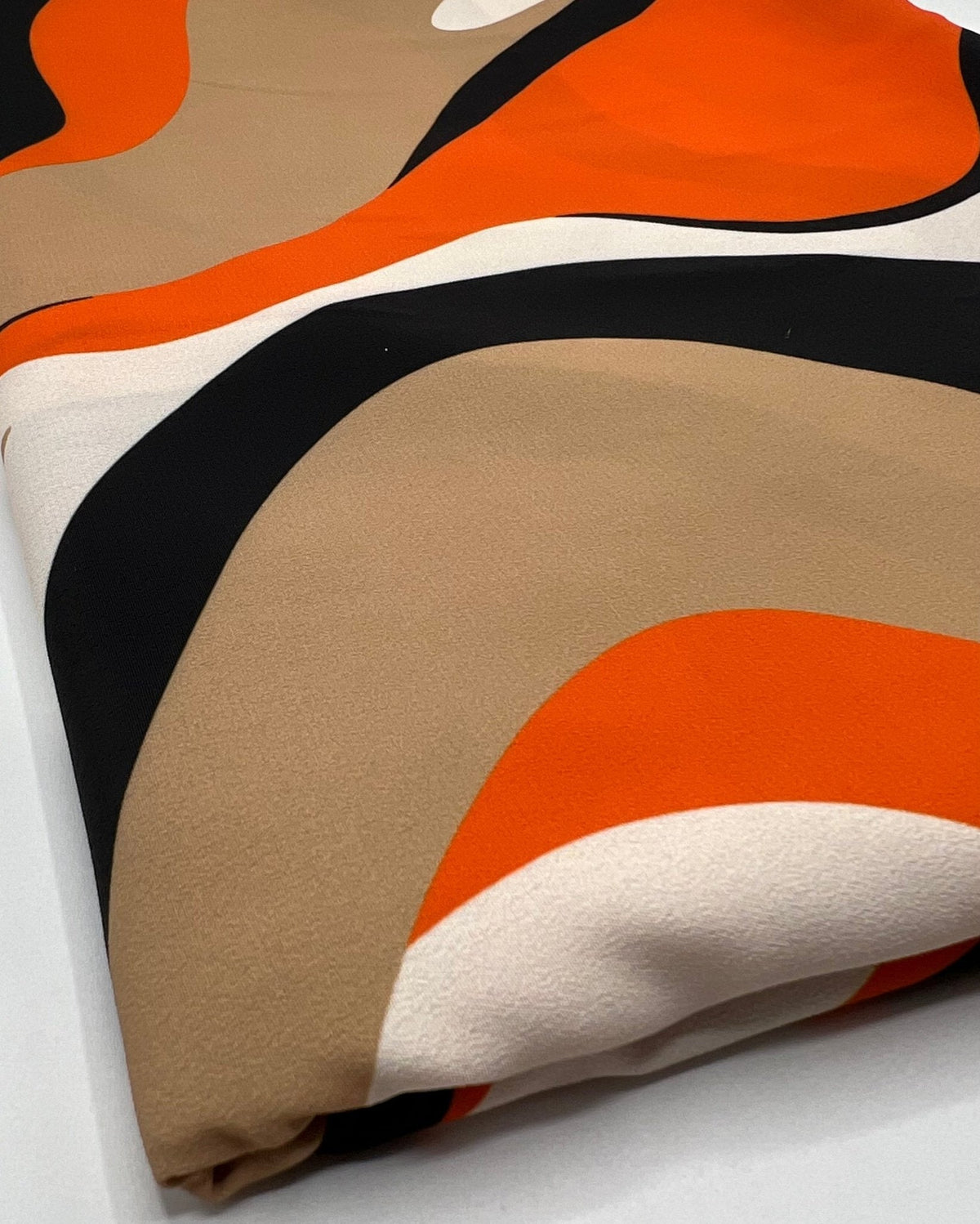 Orange Mix Non Stretch Woven Dress Craft Fabric