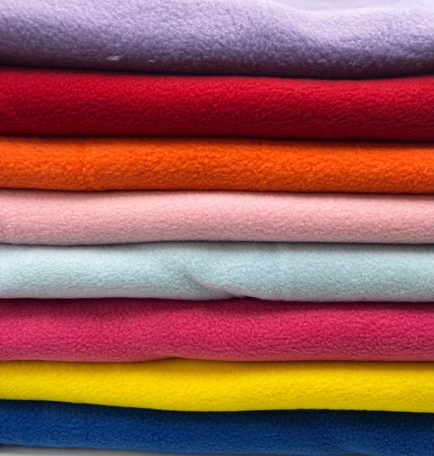 Orange Plain Anti-Pil Polar Fleece Fabric Blanket Loungewear