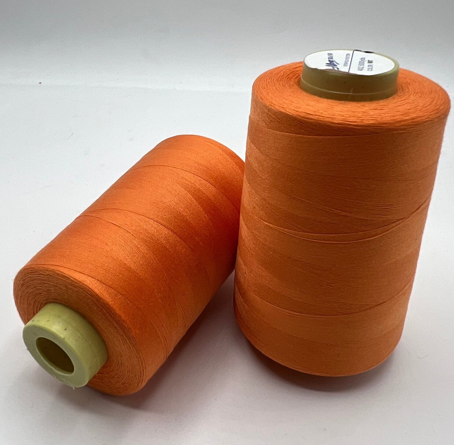 Orange Sewing Thread Spun Polyester 120's Overlocking 5000 Yard