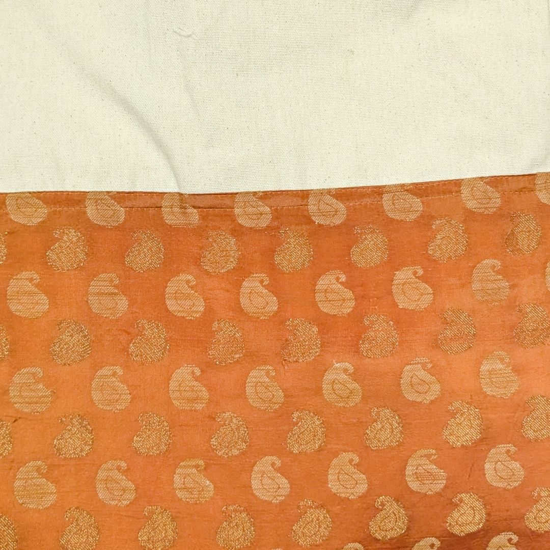 Half sari, half cotton tote bag, ethically handmade in India