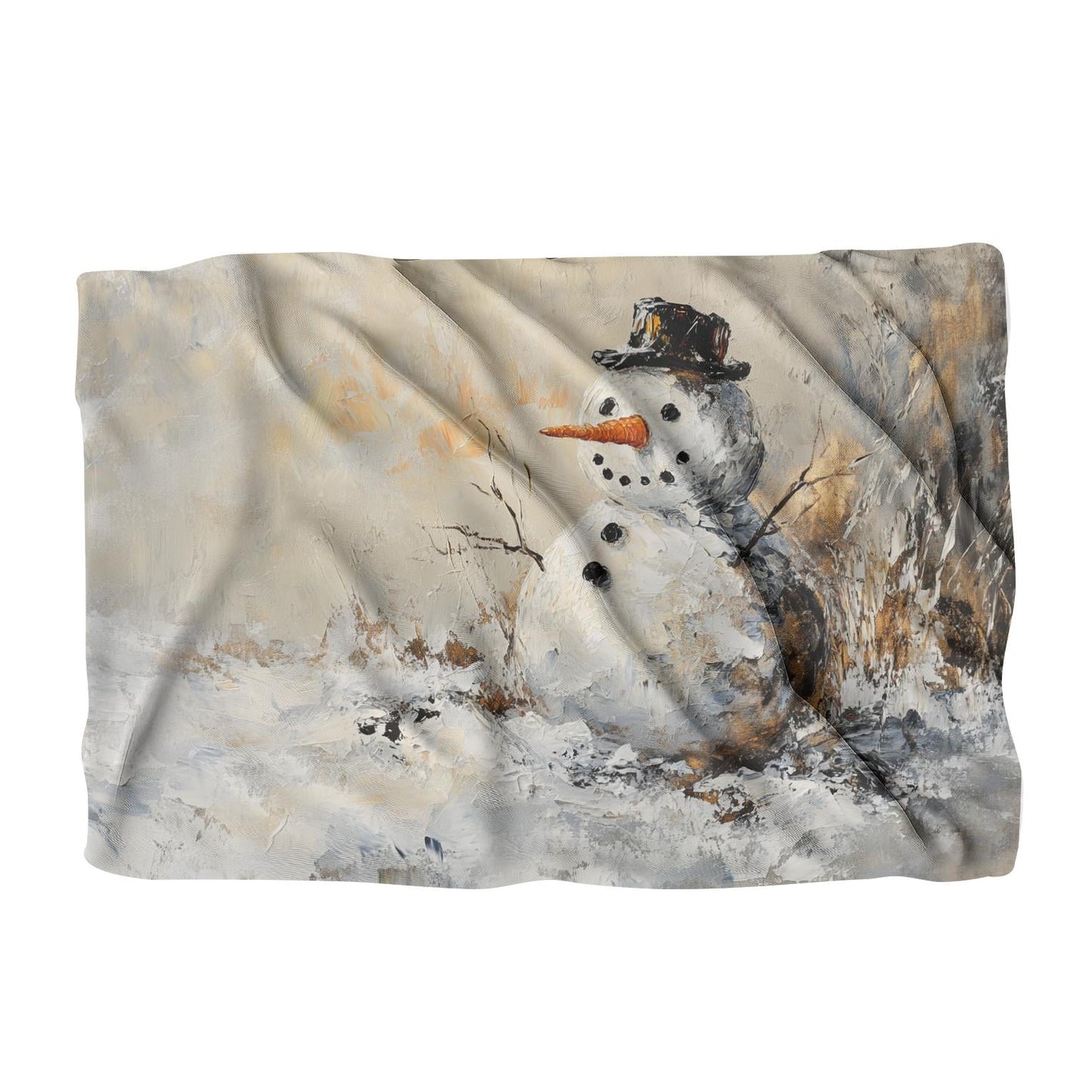 Melting Snowman Blanket