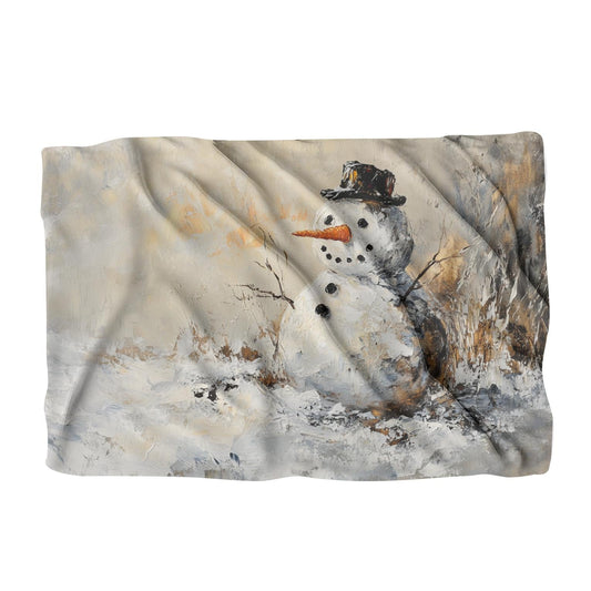 Melting Snowman Blanket