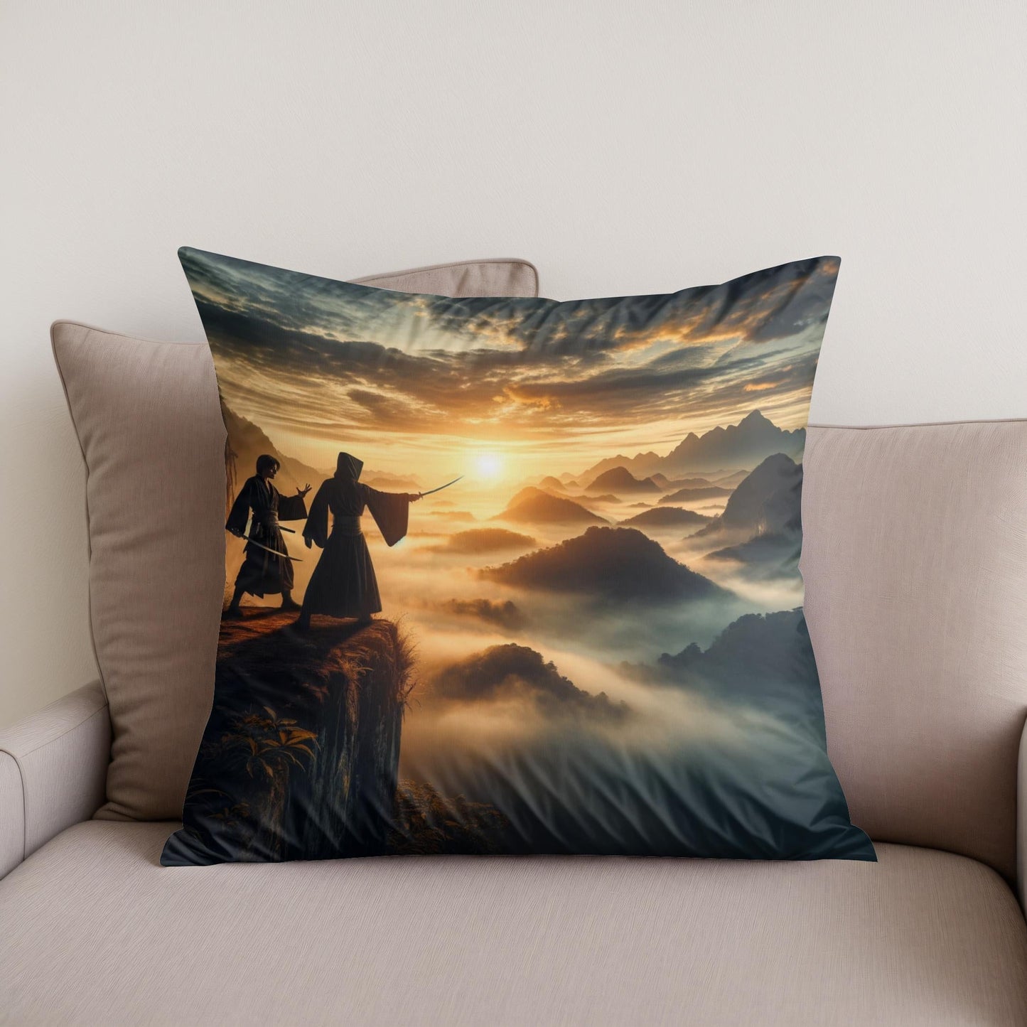 Dawn Duel Cotton Cushion