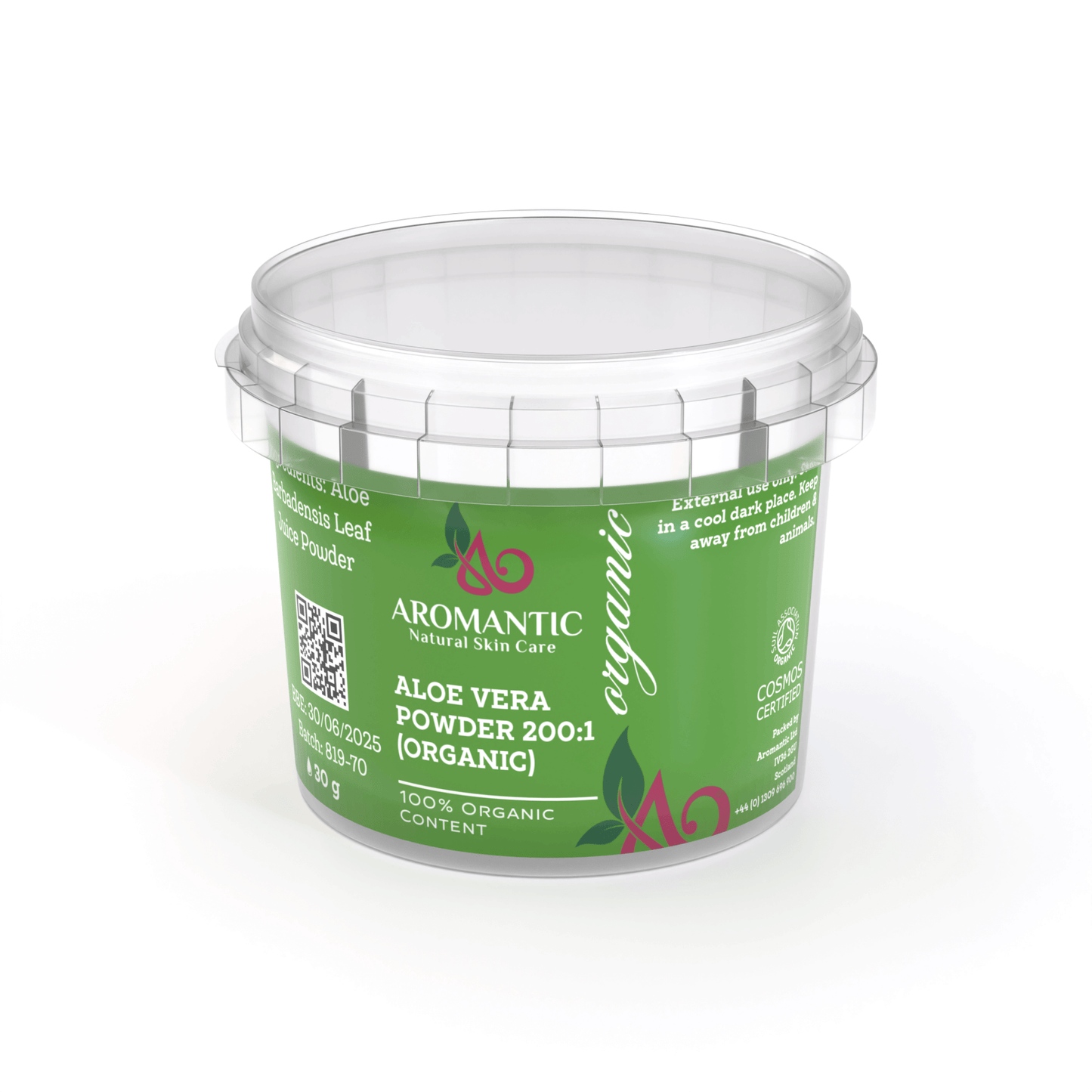 Organic Aloe Vera Powder 200 : 1