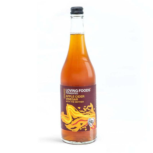 Organic Apple Cider Vinegar With The Mother – Raw Unfiltered 750ml