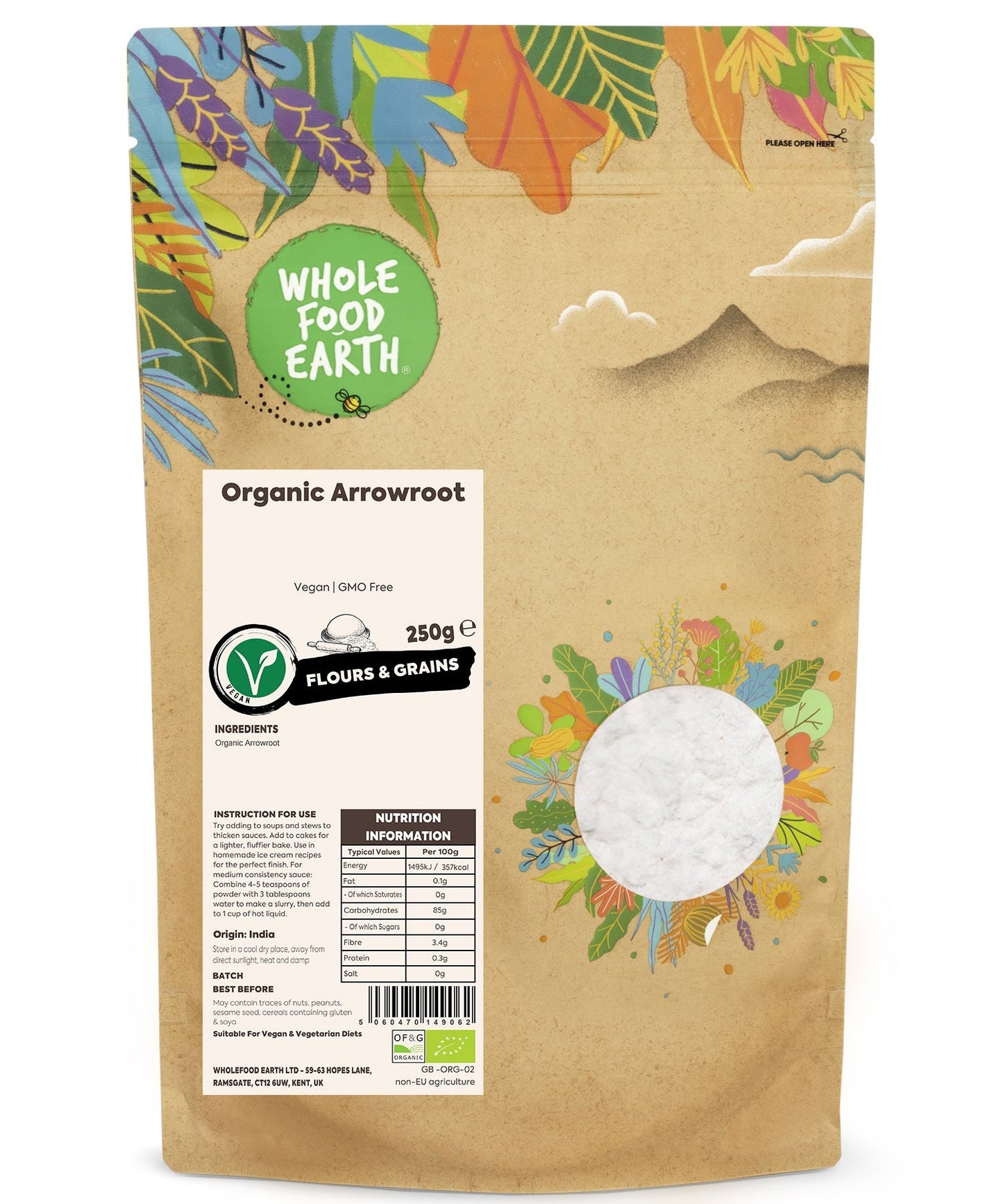 Organic Arrowroot