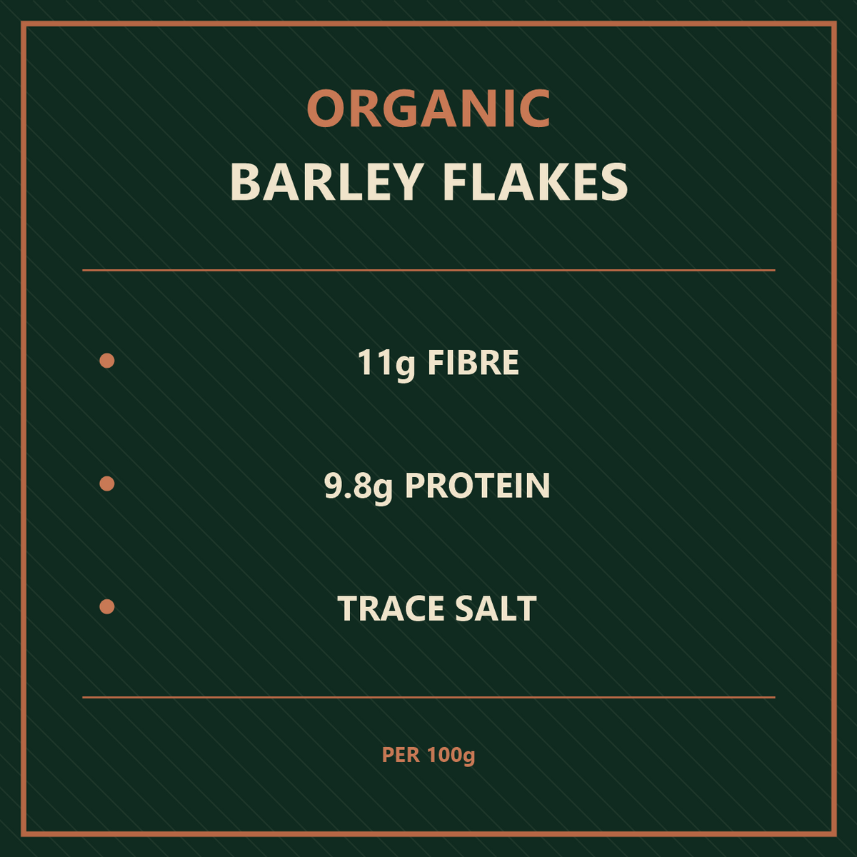 Organic Barley Flakes