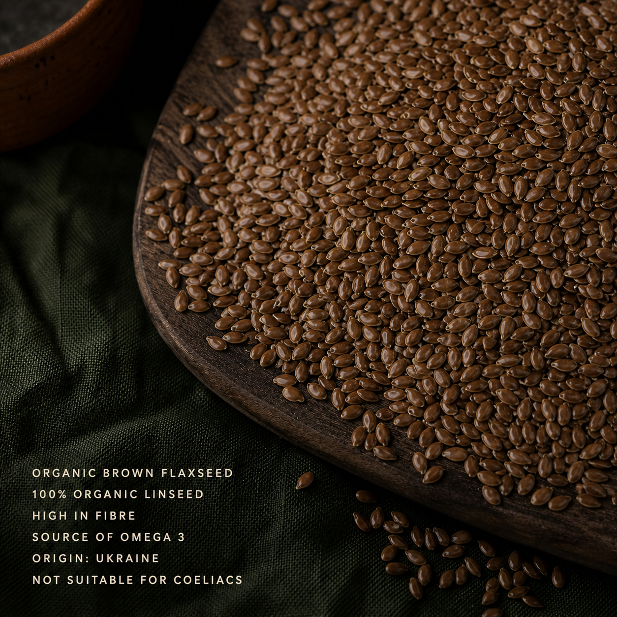 Organic Brown Flaxseed (Linseed)
