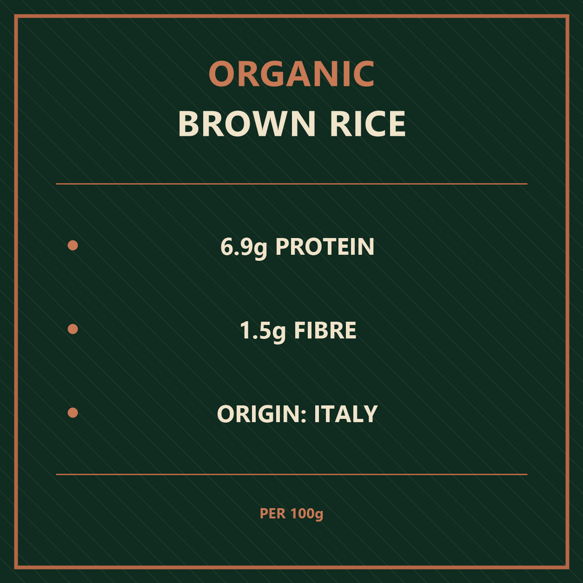 Organic Brown Rice