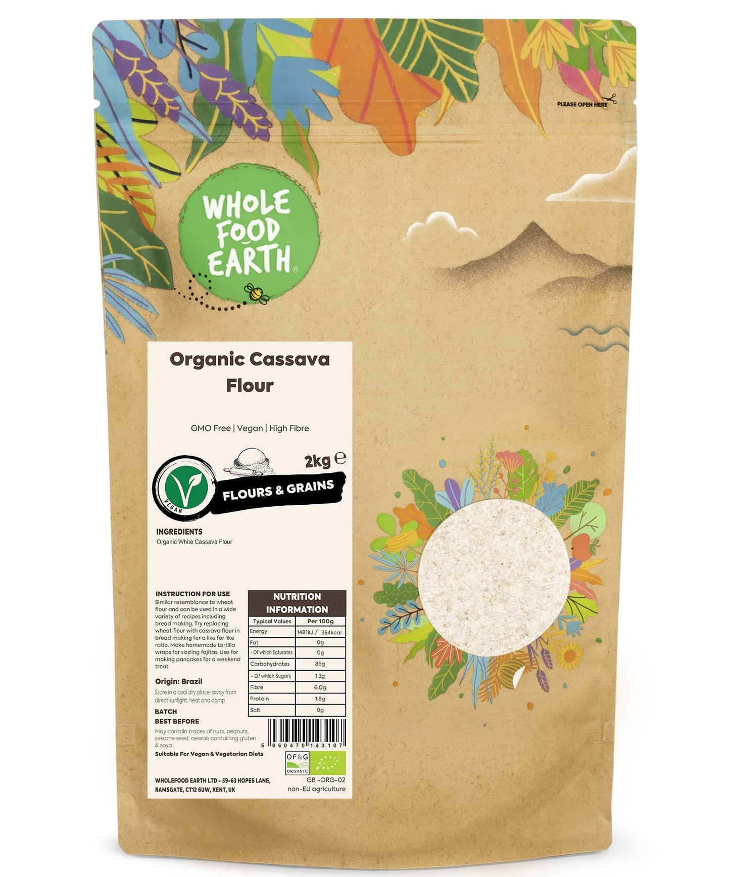 Organic Cassava Flour