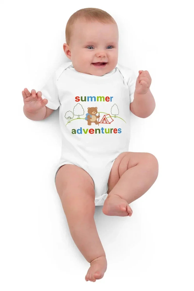 Summer Adventures Bodysuit in White