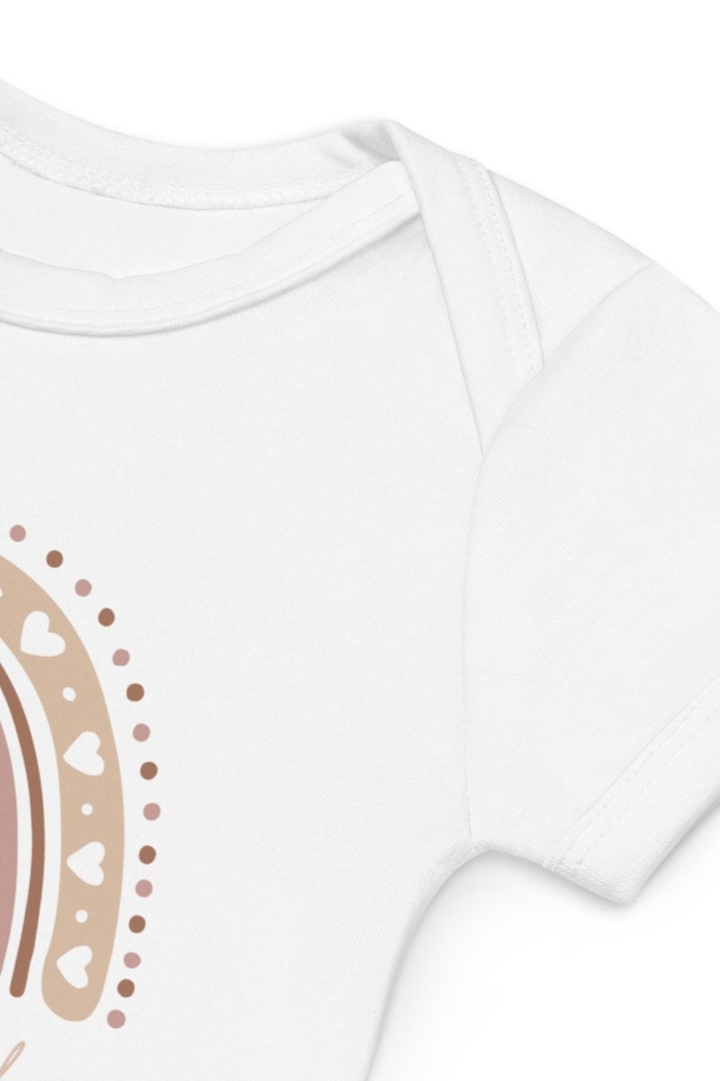 Neutral Rainbow Baby Due Bodysuit