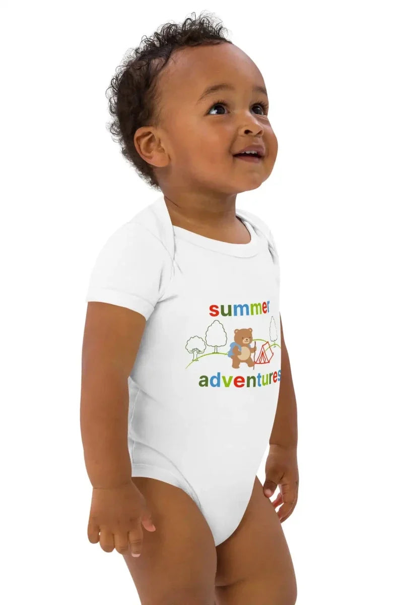 Summer Adventures Bodysuit in White