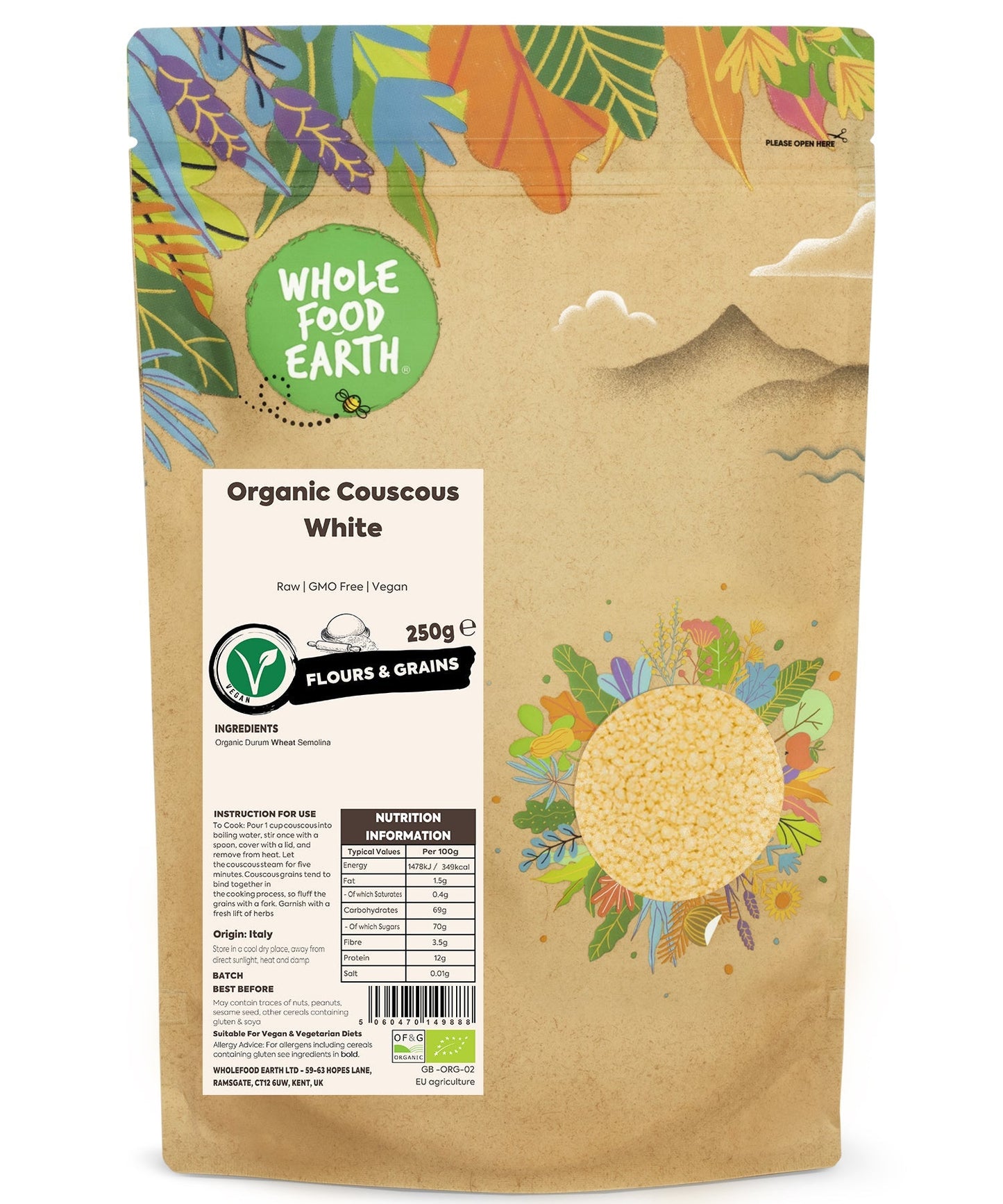 Organic Couscous White