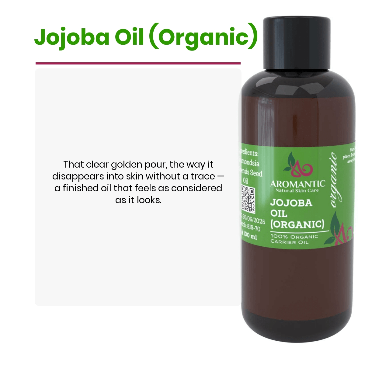 Organic Jojoba Oil